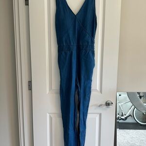 Madewell Blue Denim Overalls